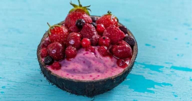 Frozen Yogurt with Berries A Delicious and Healthy Treat